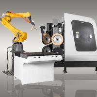 Machine de meulage automatique d'acier inoxydable de commande numérique par ordinateur/fraiseuse de robot pour le mélangeur de robinet de douche