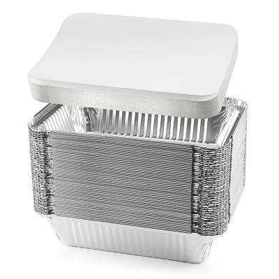 Container de panela de alumínio de prata com OEM disponível para desempenho