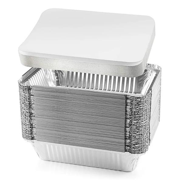 Container de panela de alumínio de prata com OEM disponível para desempenho