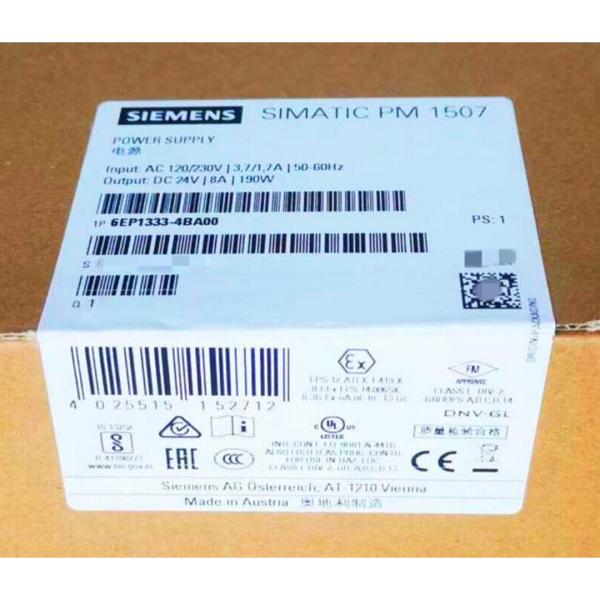SIEMENS 6EP1333-4BA00 SIMATIC PM 1507 24 V/8 Uma fonte de alimentação regulada para SIMATIC S7-1500