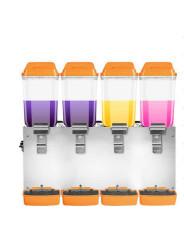 16l Large Capacity Hopper Food Pvc Cylinder Stainless Steel Handle Juice Dispenser 110V