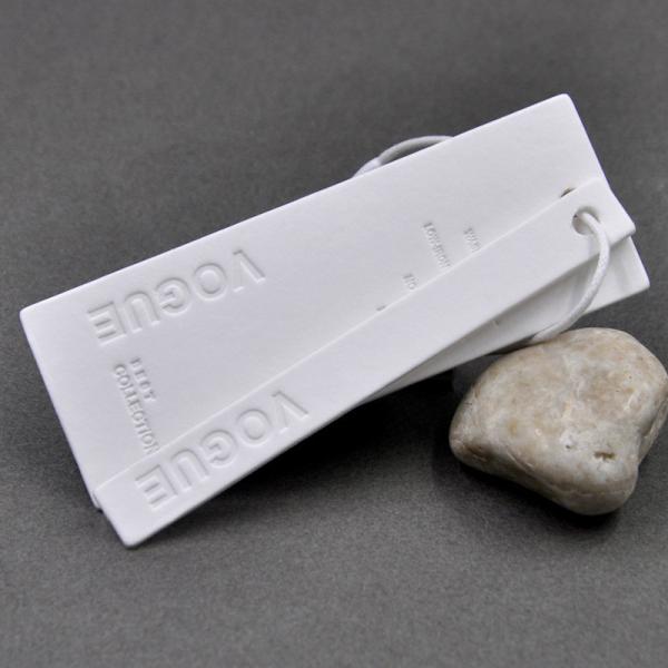 PVC gravado Hang Tags For Clothing feito sob encomenda lavável de Eco do tipo