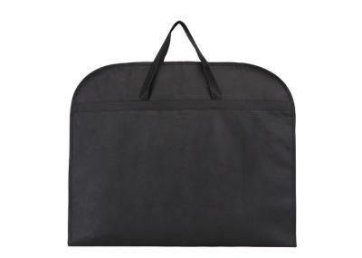 Black 420D Polyester Suit Dress Bag Garment Bag Covers With Zip Closure