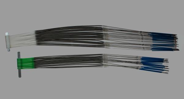 Harness Steel Textile Wire Heald Spring Supporting For Jacquard Needle Loom