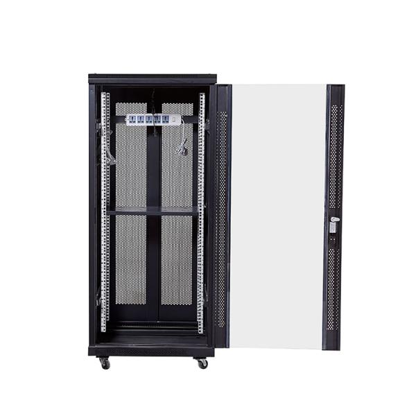 Floor Standing Server Cabinet with Powder Coated Surface Finish Network Rack Cabinet