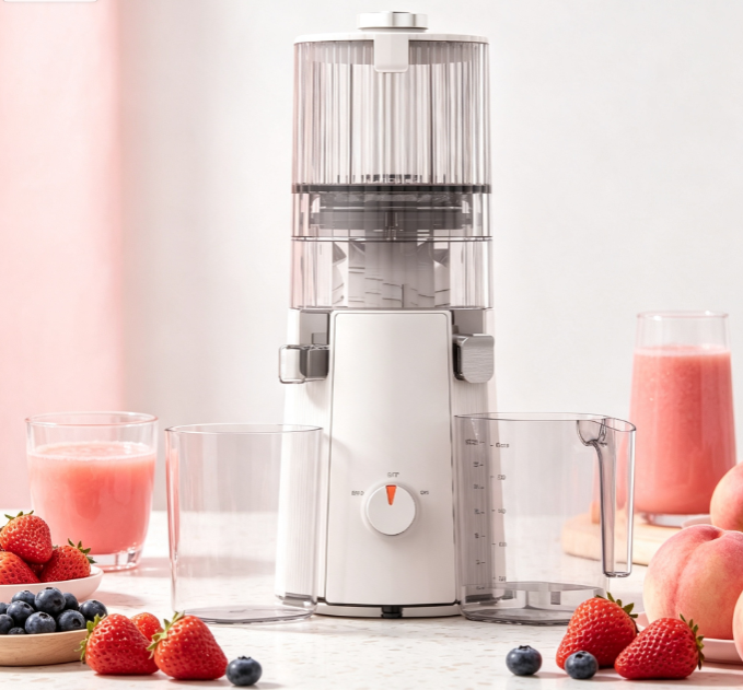 Fresh Smart HJ102A 200W Slow Masticating Juicer – 135mm Wide Chute, 55 RPM Cold