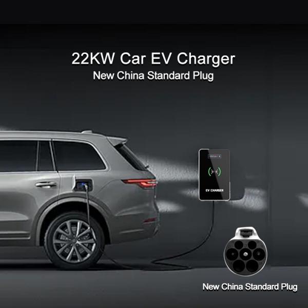 IP54 IK10 Fast EV Charging Stations GB/T 22KW 3 Phase Car Charger