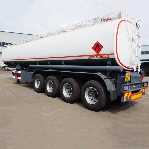 Carbon Steel 4 Axle 50000 Liters Diesel Tanker Trailer