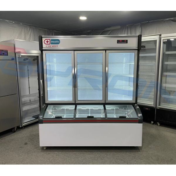 Multi Doors Convenience Store Refrigerator OEM Grocery Store Display Coolers