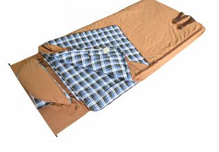 9.8 kg Coffee Thick Envelope Sleeping Bags quilts For Hiking Outdoor