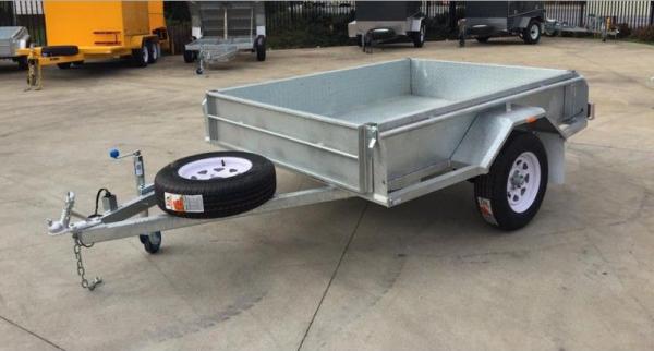 750kg Load Capacity 6x4 Galvanised Off Road Trailer , Off Road Tandem Camper Trailer