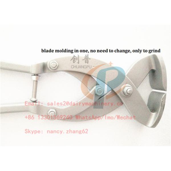 Утеска копыта молочной коровы оборудует нержавеющую сталь обувая плоскогубцы на животное время сбережений