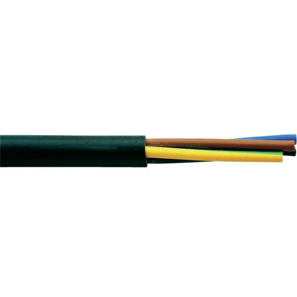 VDE0282 2Core 0.6mm Copper Conductor Cable , H05RR - F Rubber Flexible Cable