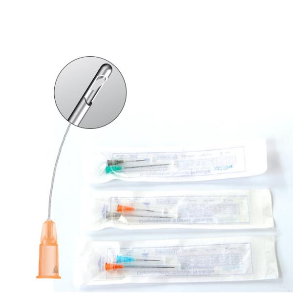 Устранимый микро- Cannula Monoject тупой для дермальных заполнителей 21g 50mm 70mm