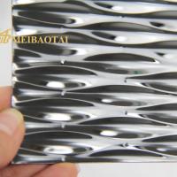 Multiusage a gravé le revêtement en refief de mur de feuille d'acier inoxydable couvre le modèle de balle