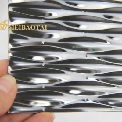 Multiusage gravou o revestimento de aço inoxidável da parede da folha cobre o teste padrão da bala