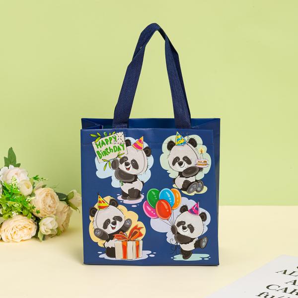 Newest Fashionable Recyclable Non-woven Grocery Bag With Logo for Medium-Sized Items