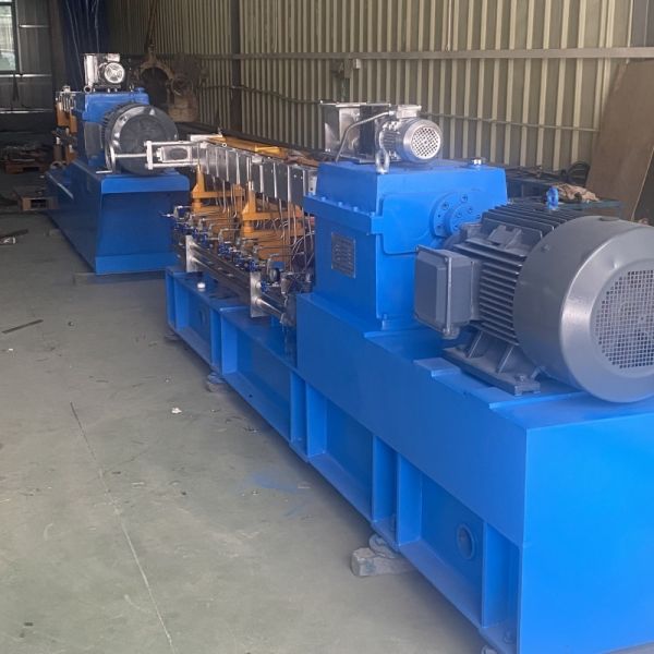 Used 50-barrel twin-screw extruder
