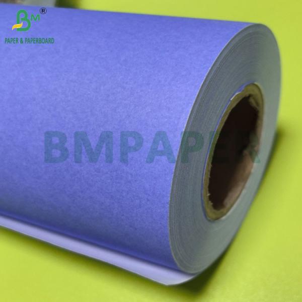 One Sided Purple Plotter Printing Paper 3'' Core 80g CAD Engineering Paper