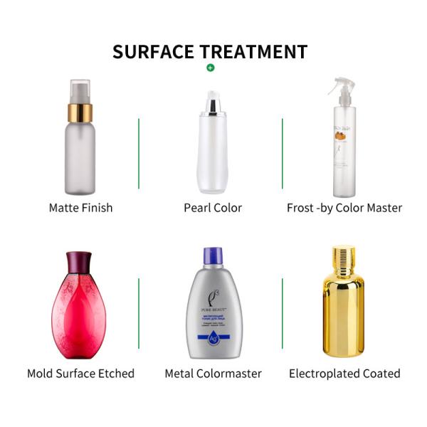 Bouteille de lotion en plastique clair de capacité 9 OZ avec capuchon à disque 24/410 taille du cou