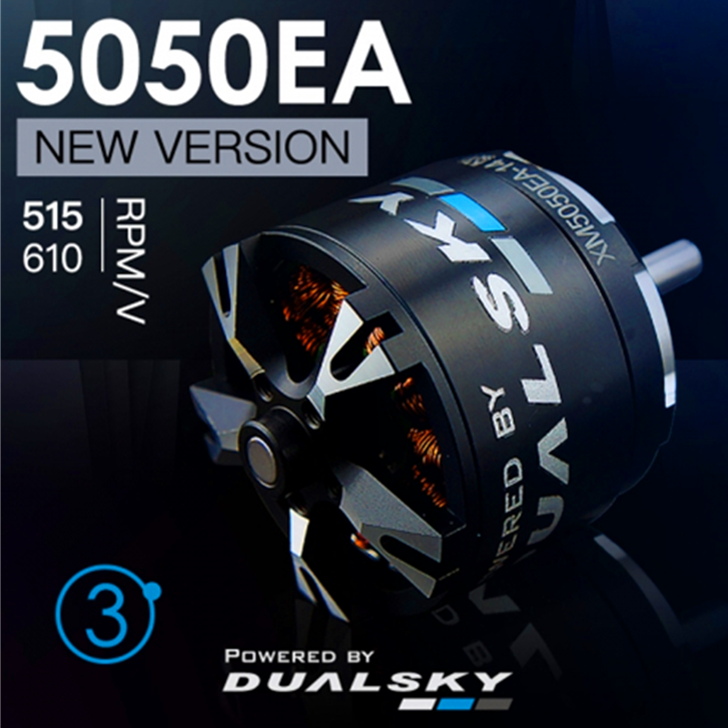 DUALSKY XM5050EA 515KV 610 18.5V/22.2V Voltage 3-generation Brushless Motor For 70E Fixed-wing