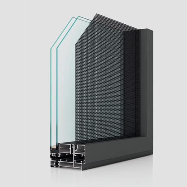 Frameless Aluminium Casement Windows Sealed Insulation Fireproof