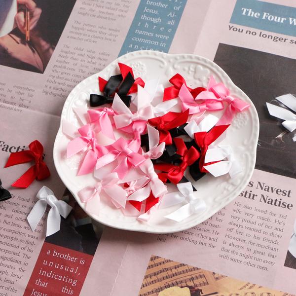 Поддержка 7 дней Образец заказа Время выполнения Сатинные луки для упаковки бутылок вина и парфюмерии