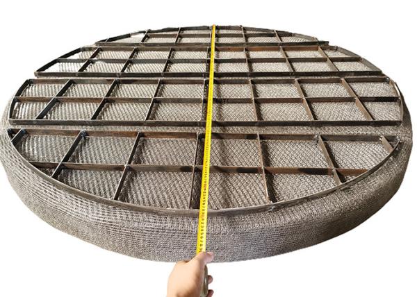 Knit 2205 Low Pressure Drop Mesh Pad Demister Boiler Steam Drum Demister 100mm