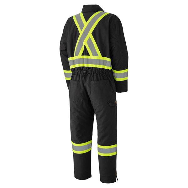 260gsm Black NFPA 2112 Overall With Reflective Tape S-5XL Customizable