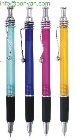 click mechanism advertising ball pen,promotional click plastic pen,ball pen china factory
