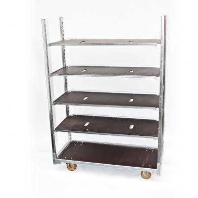 Display Flower Trolley.Danish Mesh Trolley.Garden Tool Cart, Steel Roll Trolley Tool cart