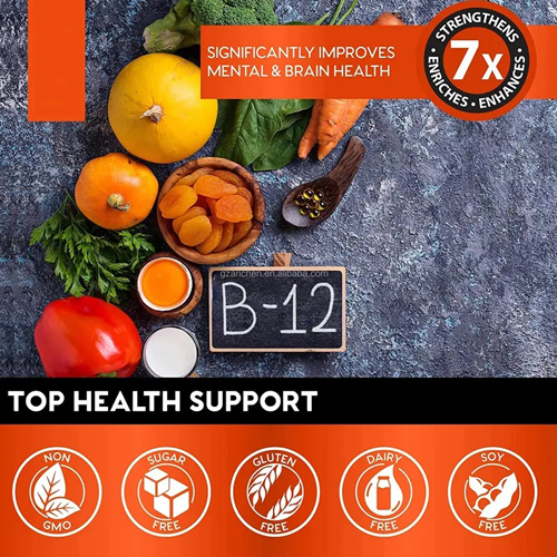 OEM private label 100% extract natural pure Vitamin B 12 Drops100mcg  healthcare supplement