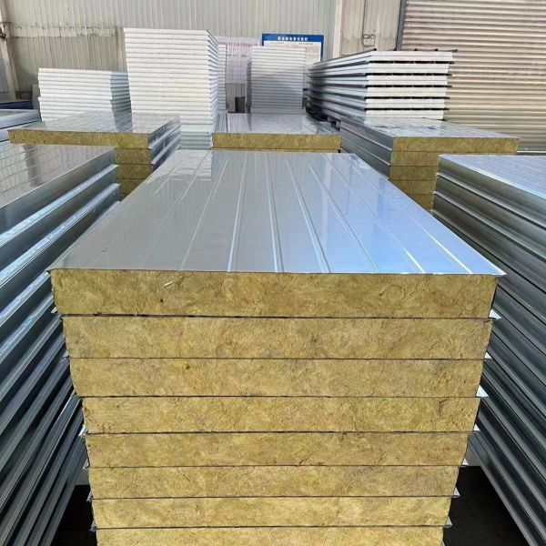 EPS Rock Wool Sandwich Roof Sheet Panel Roll Forming Machine