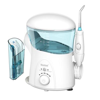 CQC Portable Electric Oral Irrigator High Pressure Oral Jet Flosser Fc288 Different Jet Tip