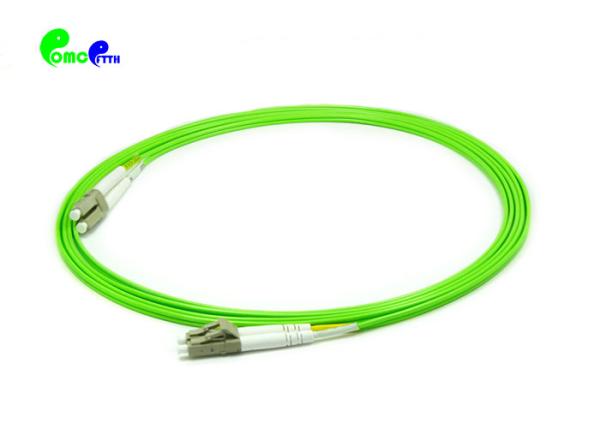 OM5 Fiber Optic Patch Cables LC PC To LC PC Duplex OM5 50 / 125  2M LSZH for 100Gig Data Center