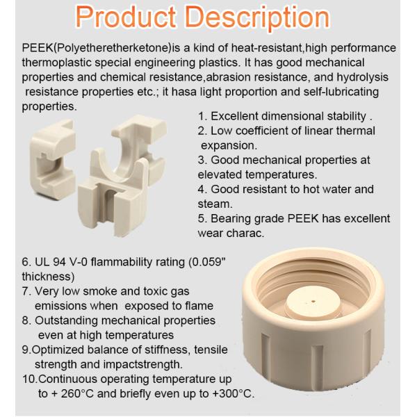 PEEK medical grade sterile connector