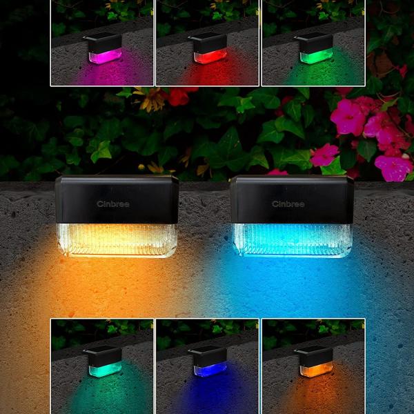 20 lumens lumière de clôture solaire avec panneau de silicium monocristallin