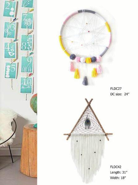 High Quality Coloured Handcraft Home Decoration Dream Catcher, Indian Feather Dreamcatcher Dream Catcher Wind Chime