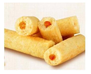 Inflated Core Filling Food Manufacturing Machines , Snacks Double Screw Extruder Machine