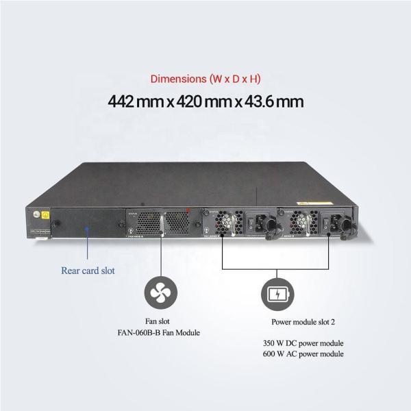 48 ports Ethernet Multigigabit Switch S6720-54C-EI-48S-DC L'outil de réseau B2B ultime avec fonctionnalité POE