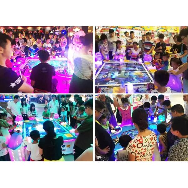 10 Players Kids Arcade Machine /  Indoor Fishing King 10p Amusement Arcade Game Machine