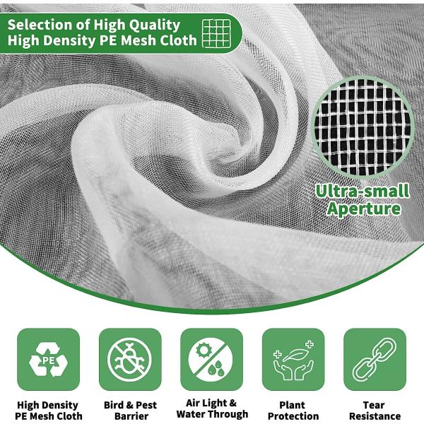 Plant Freeze Protection Covers 32 x 47 Inch Winter Shrub Cover Tree Frost Blanket Drawstring Winter Frost Prote