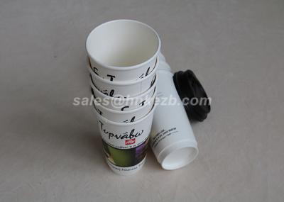 Double Wall  / Single Wall Hot Drink Paper Cups Disposable For Coffee / Tea