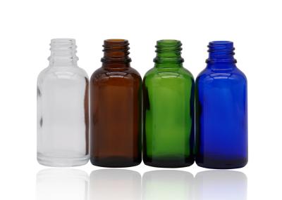 Clear Amber Green Blue Colorful Cosmetic Dropper Bottles All Volume 18mm Neck Size