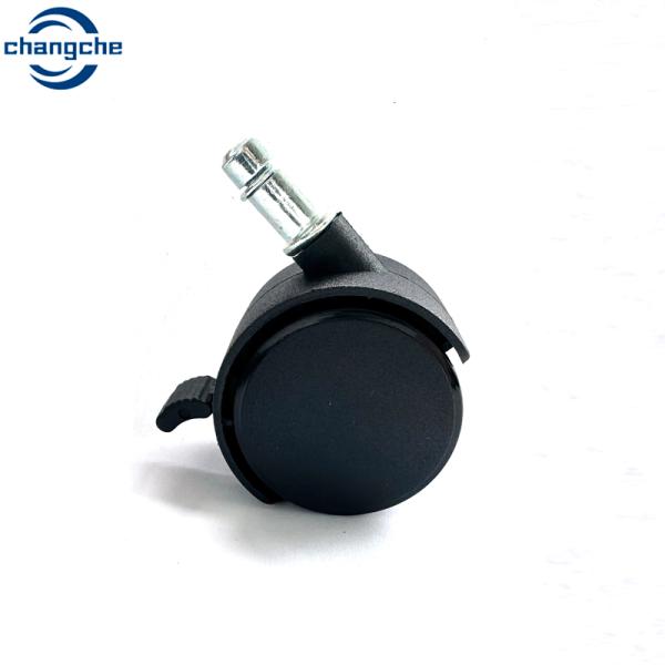 Furniture Caster Wheels 2 Inch Nylon&TPR Heavy Duty Caster Wheel Swivel Stem Casters