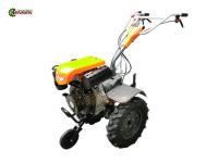 Maquinaria agrícola Caminar detrás de un tirador Tractor agrícola de 10 caballos de fuerza Mini tractor diesel de dos ruedas