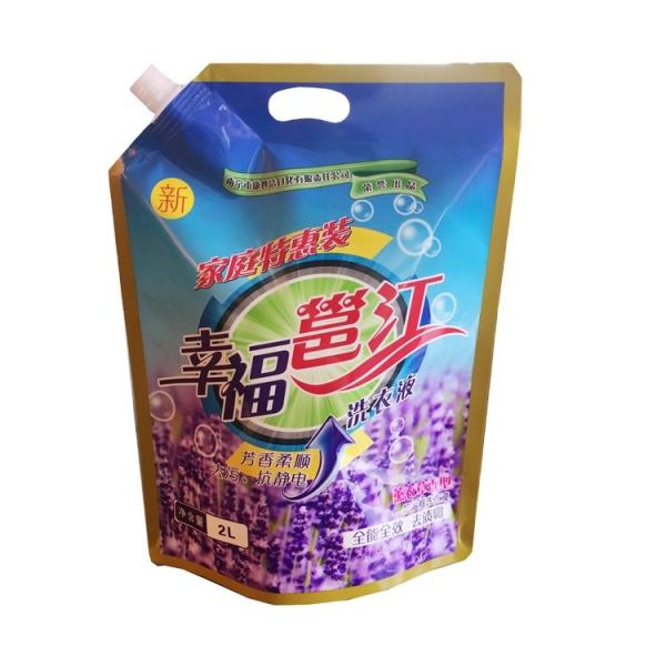 Manufacturer Gravure Printing Portable Nozzle Juice Pouch Standing Spout bag for Aseptic Suction Nozzle Beverage Packaging Bags