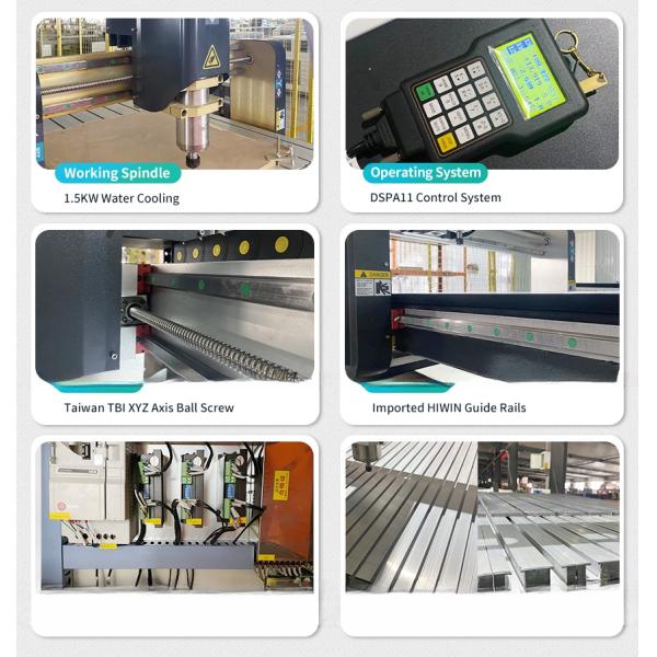 6090 Máquina de encaminamiento por CNC de madera de escritorio con estructura de hierro fundido Industria publicitaria