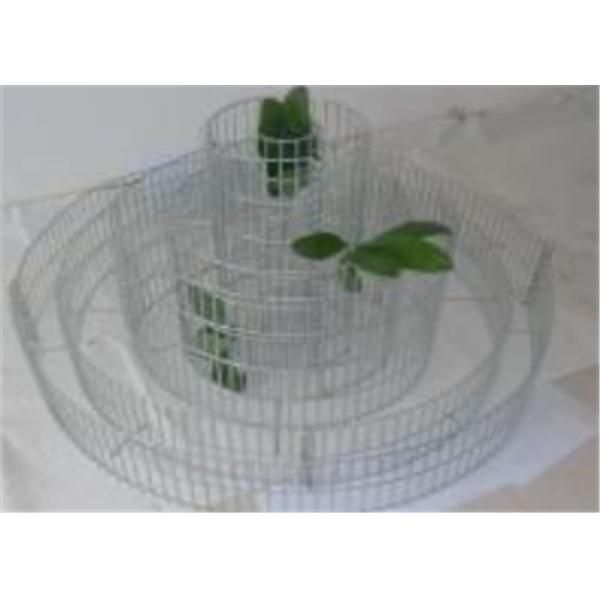 Welded Gabion Raised Garden Beds in Spiral / Triple Rings for Flowers Vegetables