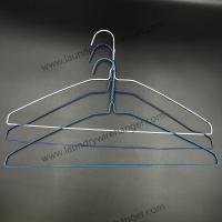 1.9mm Steel Laundry Wire Hanger For Heavy Suit White / Blue Color